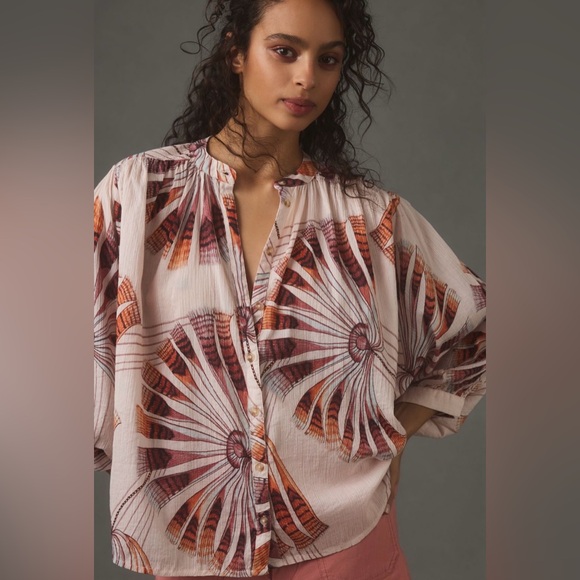 NWT ANTHROPOLOGIE Pilcro Sidney batwing blouse - Picture 1 of 5